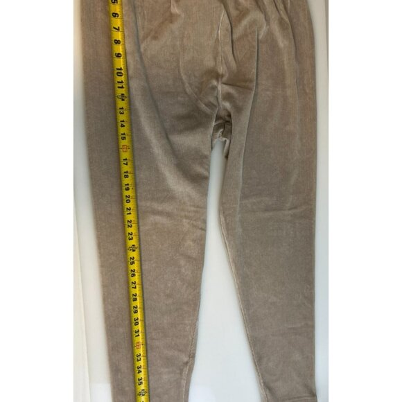 Venezia Jeans Womens Khaki Colored Stretch Straight Legged Sweatpants Size 26/28 - Picture 5 of 9